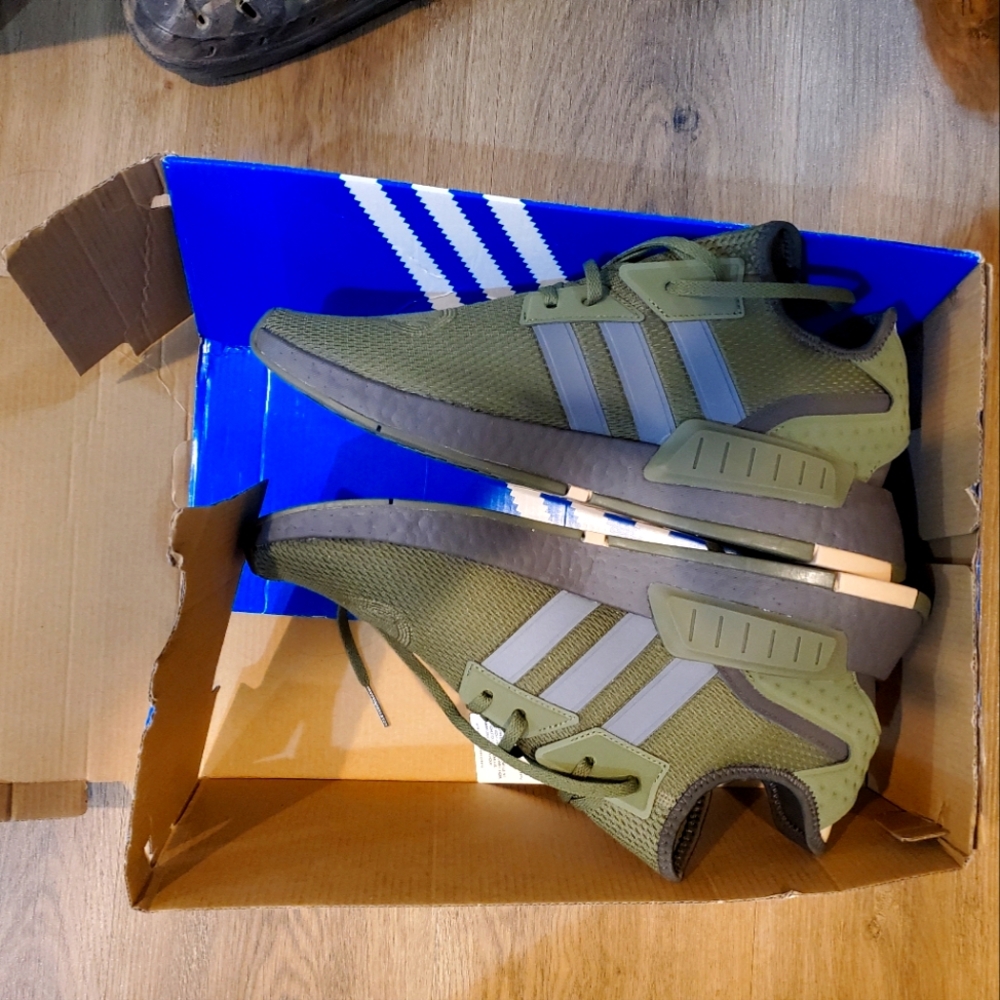 Adidas Olive Green Sneakers